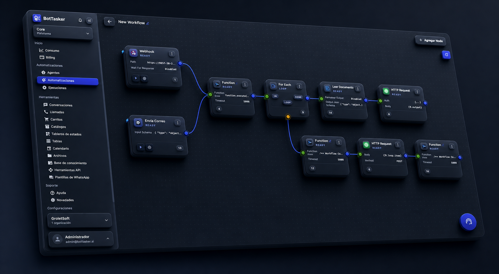 BotTasker product preview